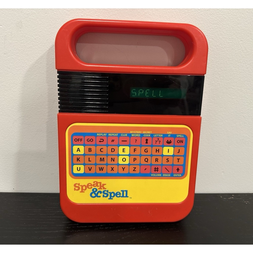 Classic Speak & Spell Kahootz 09624 Electronic Learning‎ Speech Game Vtg WORKS
